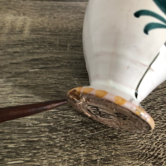 Vtg Italian Hand Painted Miniature Vase - Picture 10 of 13
